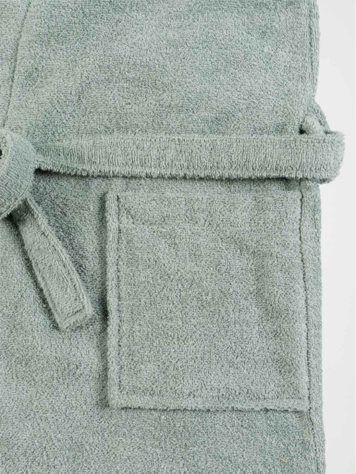 Peignoir adulte sauge