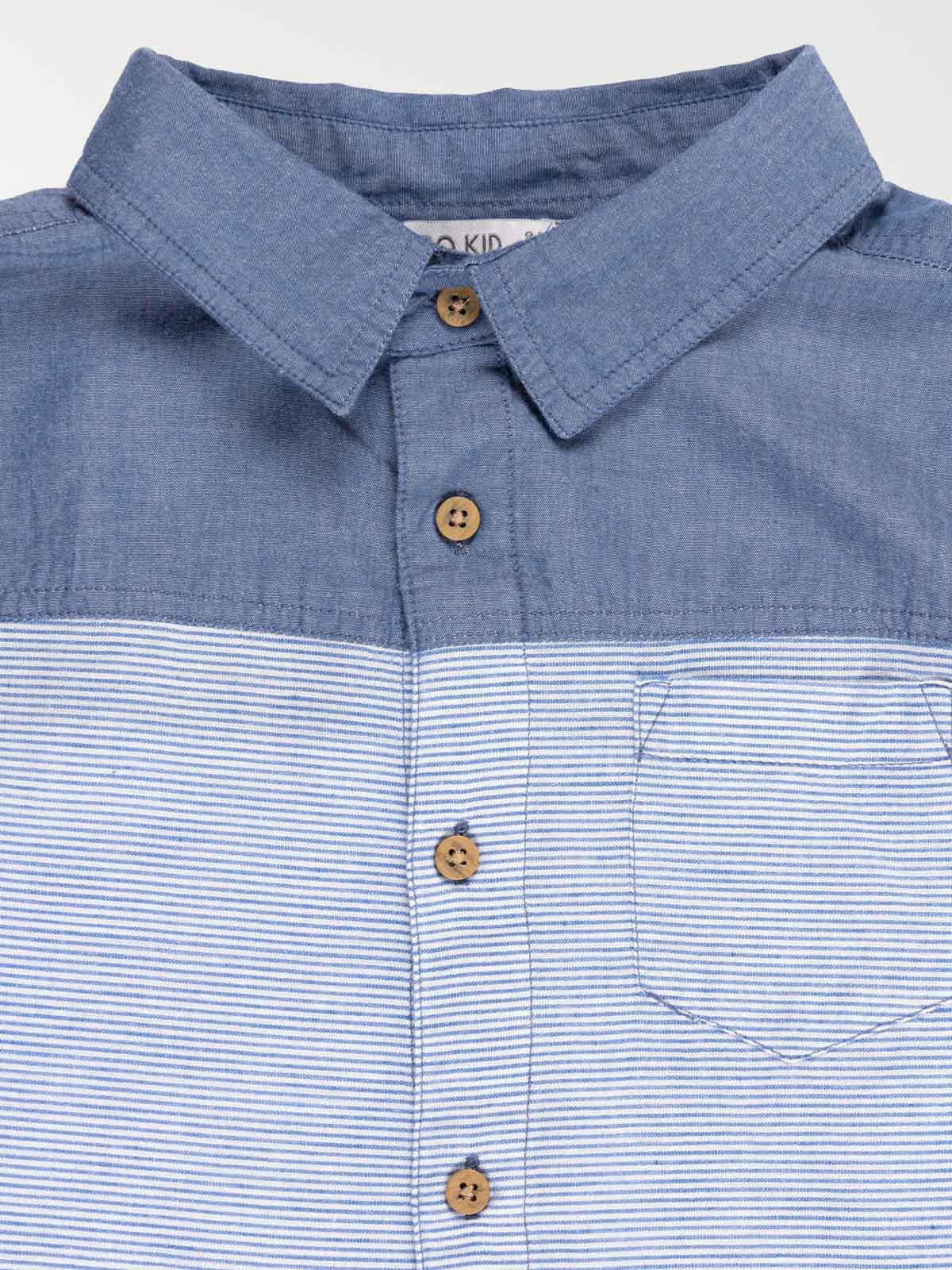 Chemise manches longues garçon (3-12A)