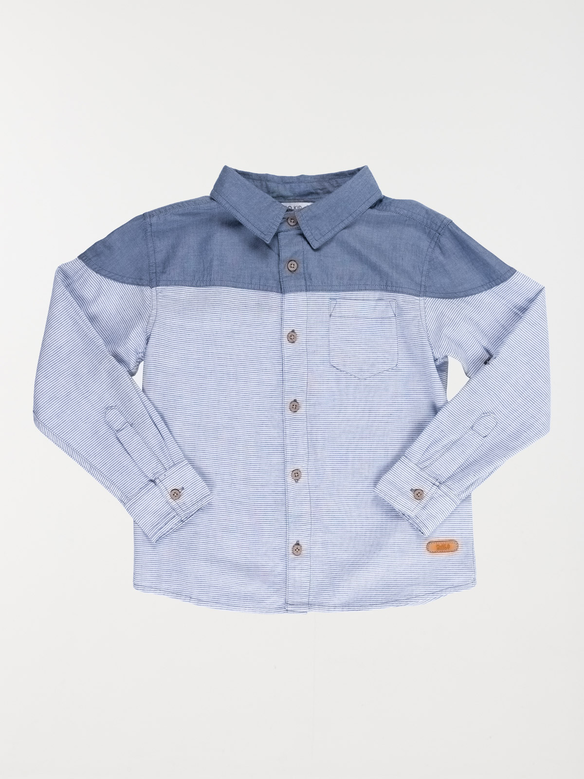 Chemise manches longues garçon (3-12A)