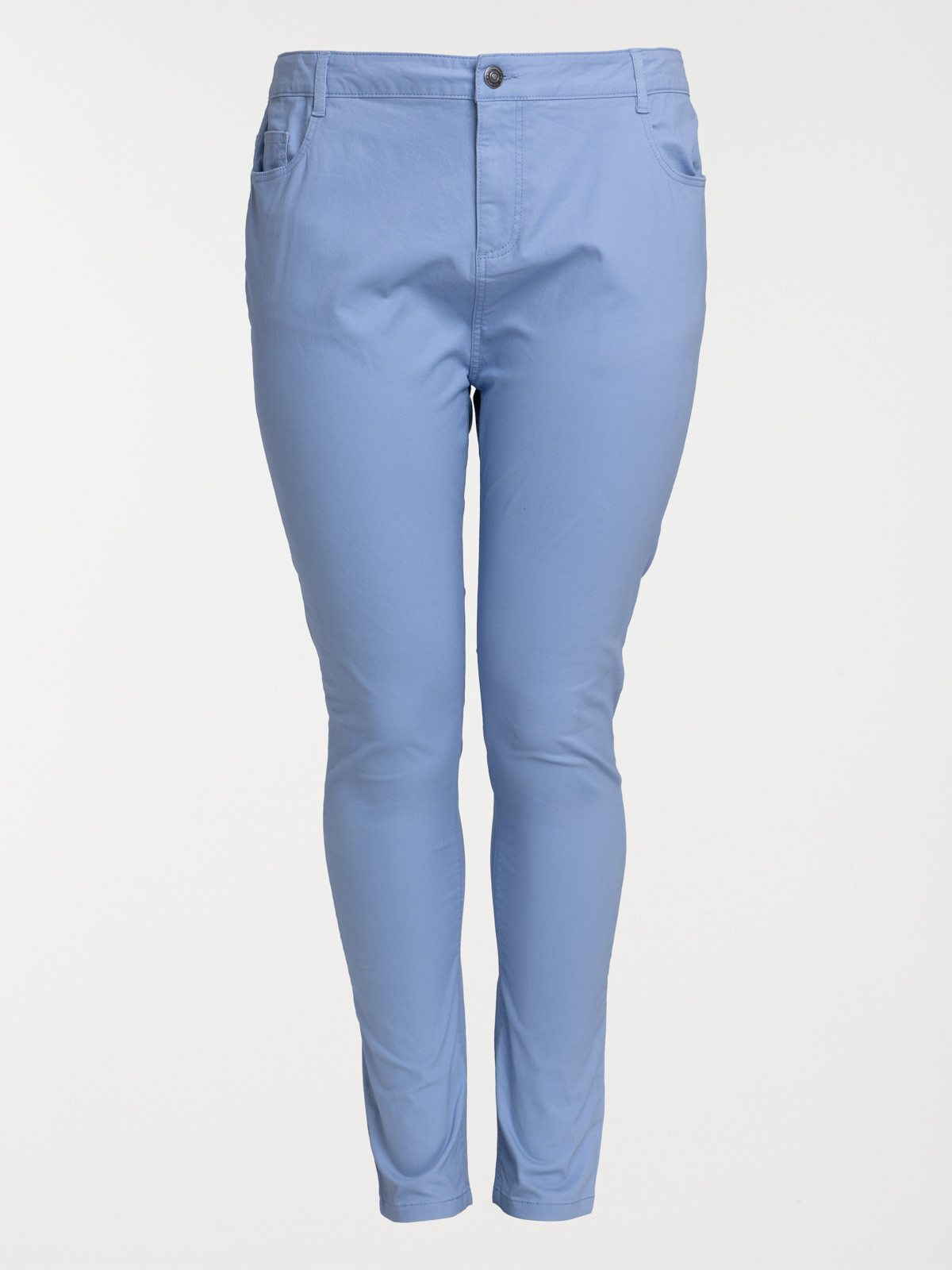 Pantalon bleu grande taille femme