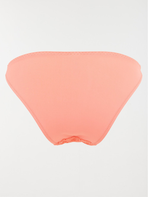 Culotte dentelle corail...