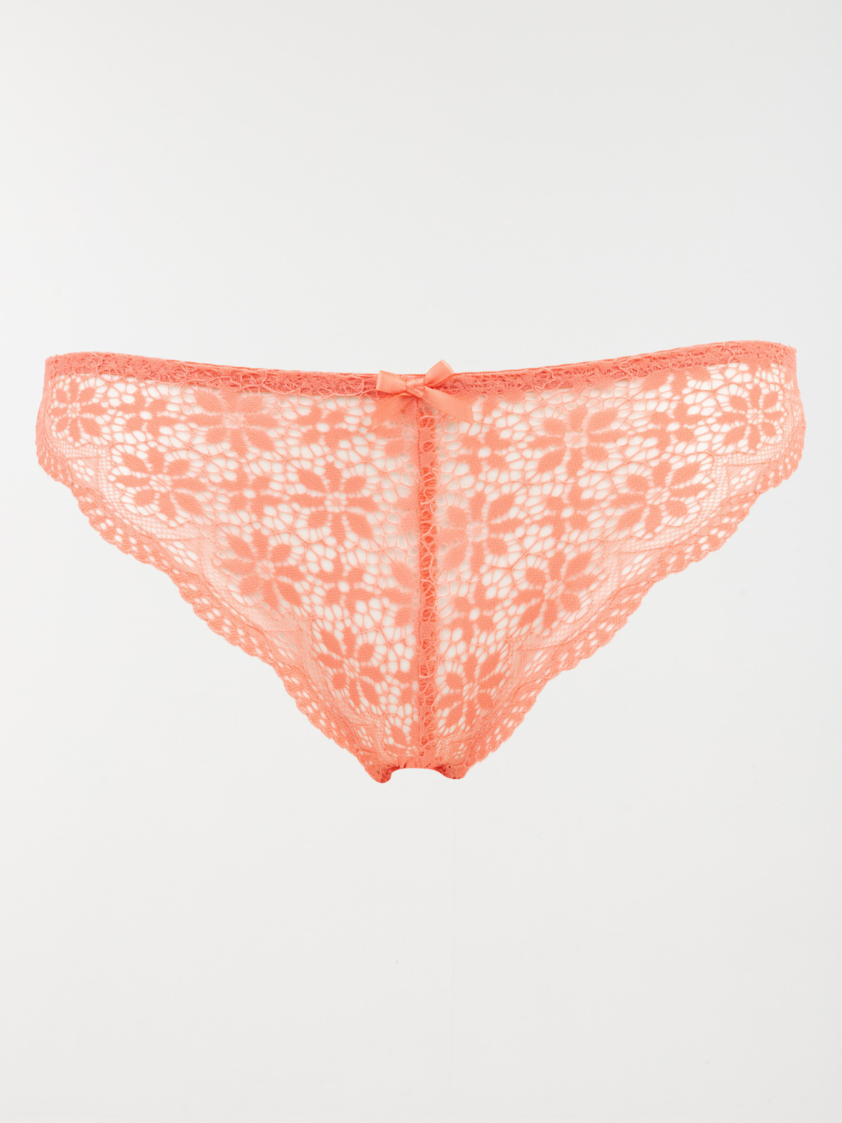 Culotte dentelle corail femme (S-XL)