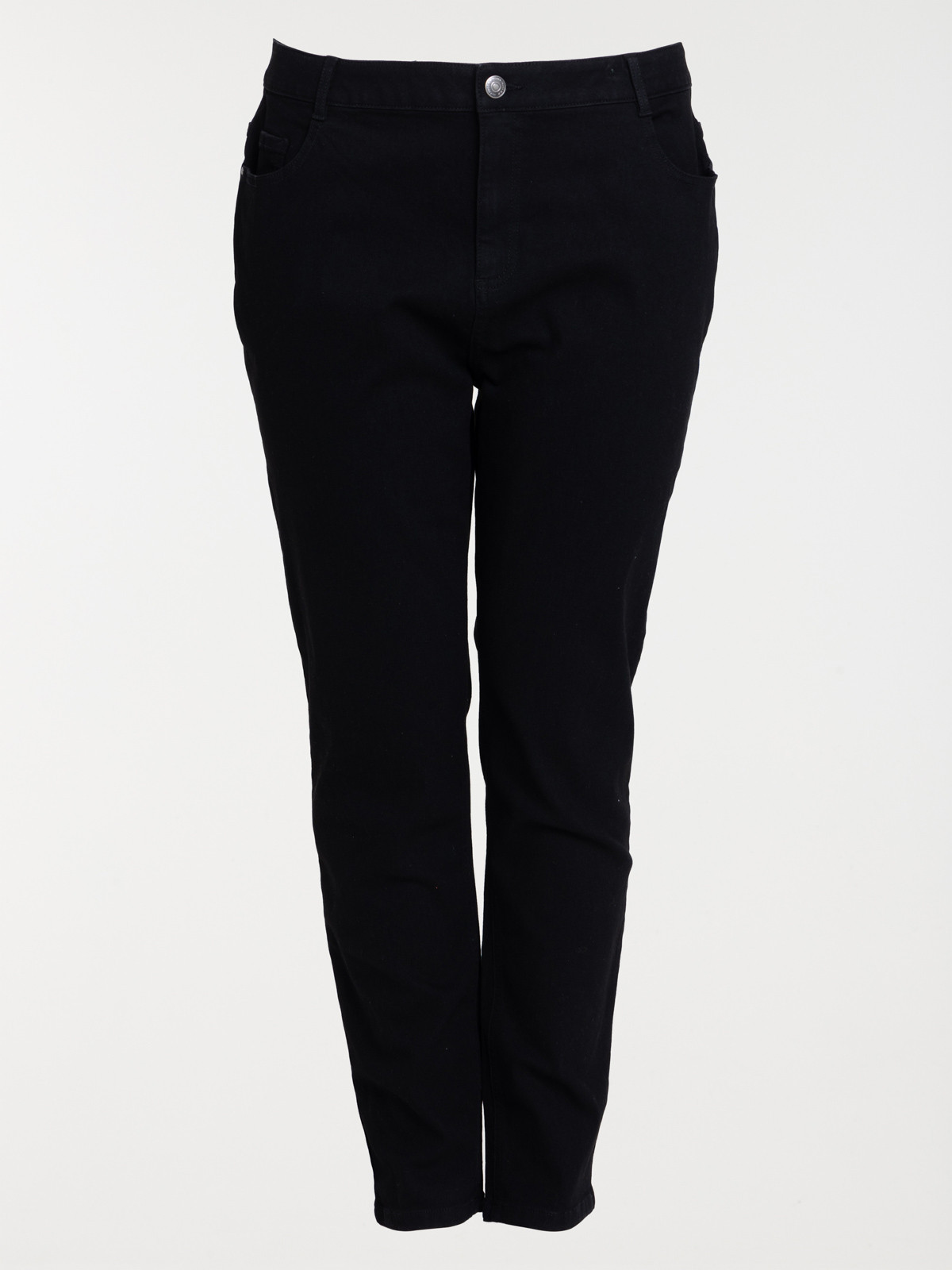 Jean noir regular grande taille femme