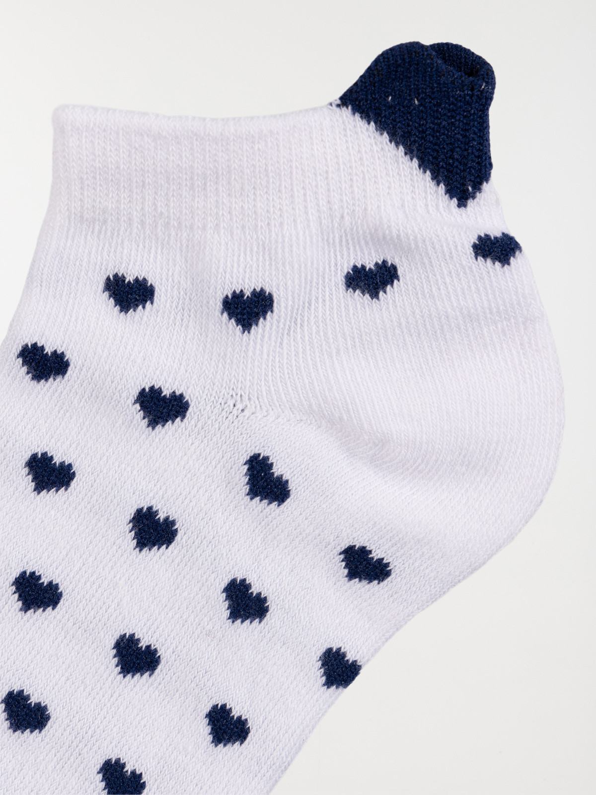 Lot de 3 paires chaussettes coeur femme Lot de 3 paires chaussettes coeur femme