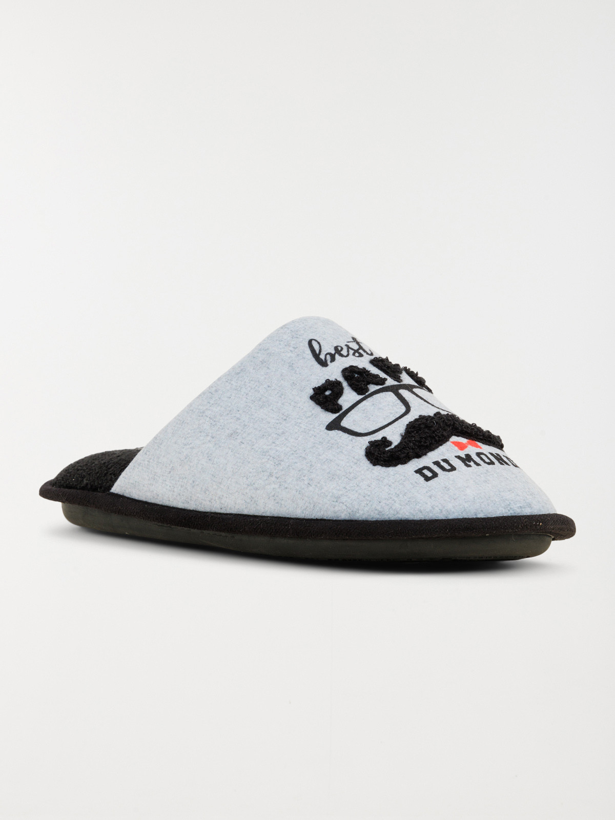 Chaussons mules hommes gris (41-46)