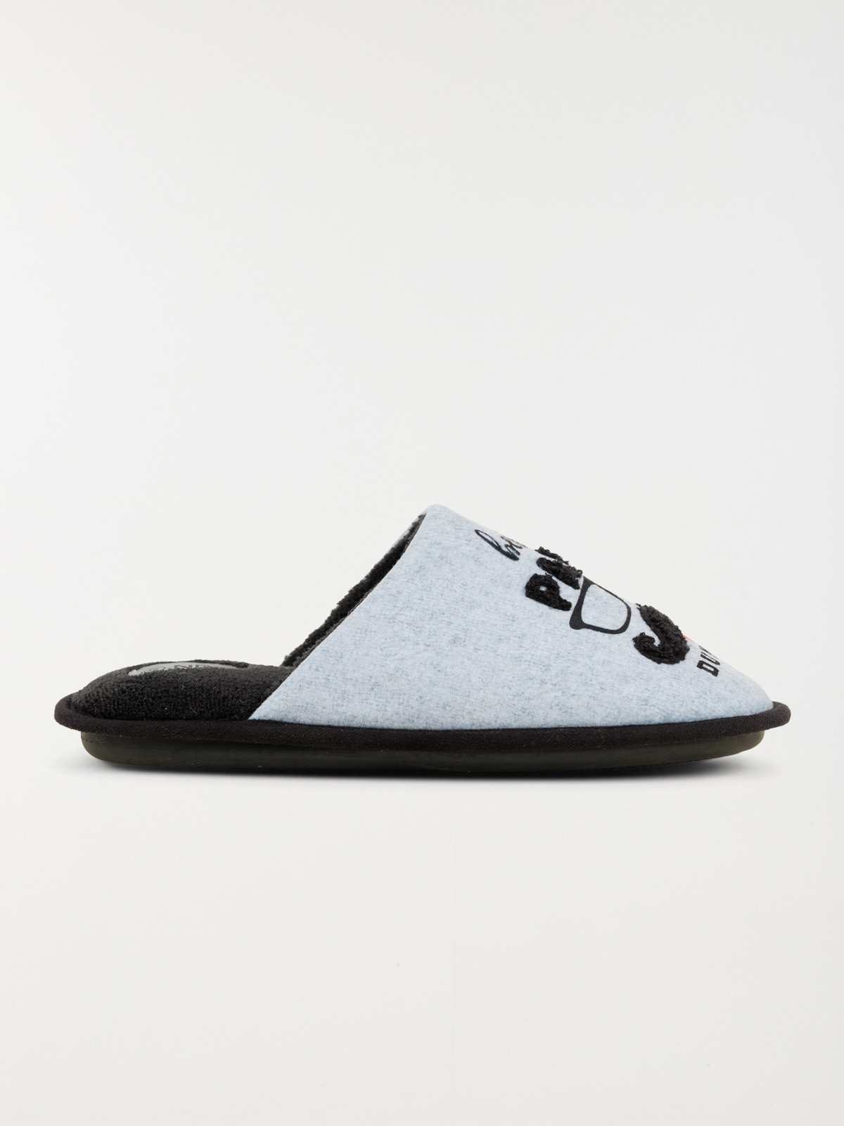Chaussons mules hommes gris (41-46)