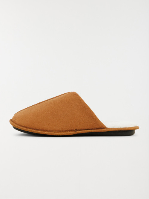 Chaussons mules camel homme...