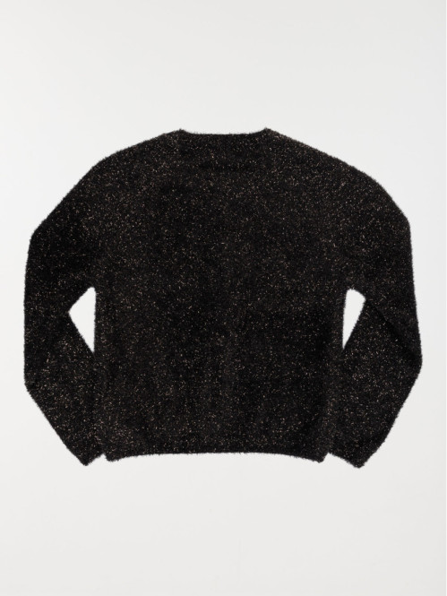 Gilet noir boutonné fille...