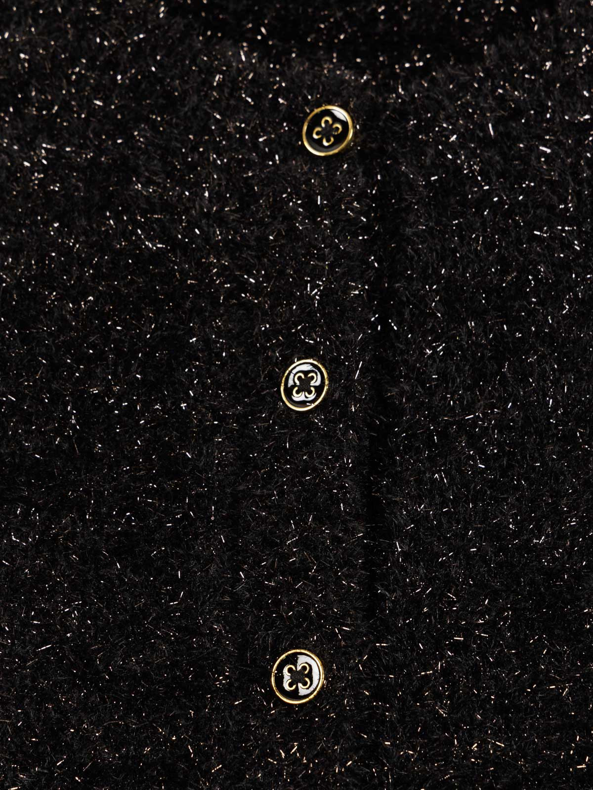 Gilet noir boutonné fille (3-12A) Gilet noir boutonné fille (3-12A)