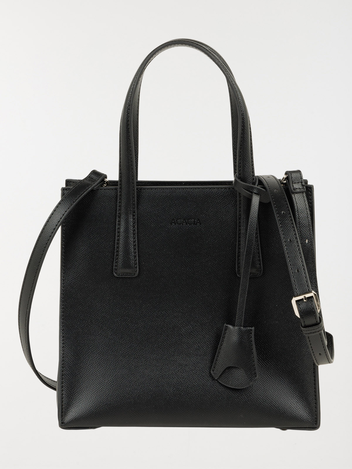 Sac à main texturé forme carré femme