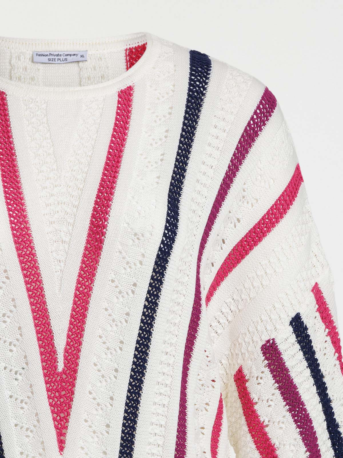 Pull rayé grande taille femme Pull rayé grande taille femme