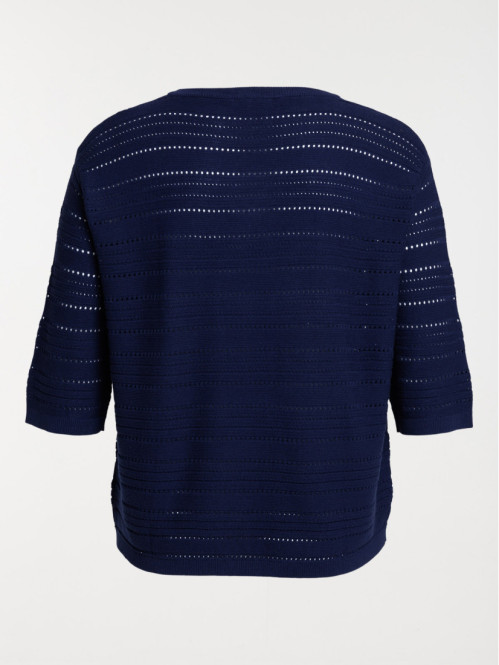 Pull officier grande taille femme