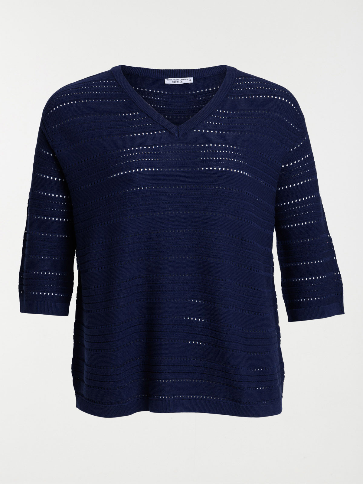 Pull officier grande taille femme