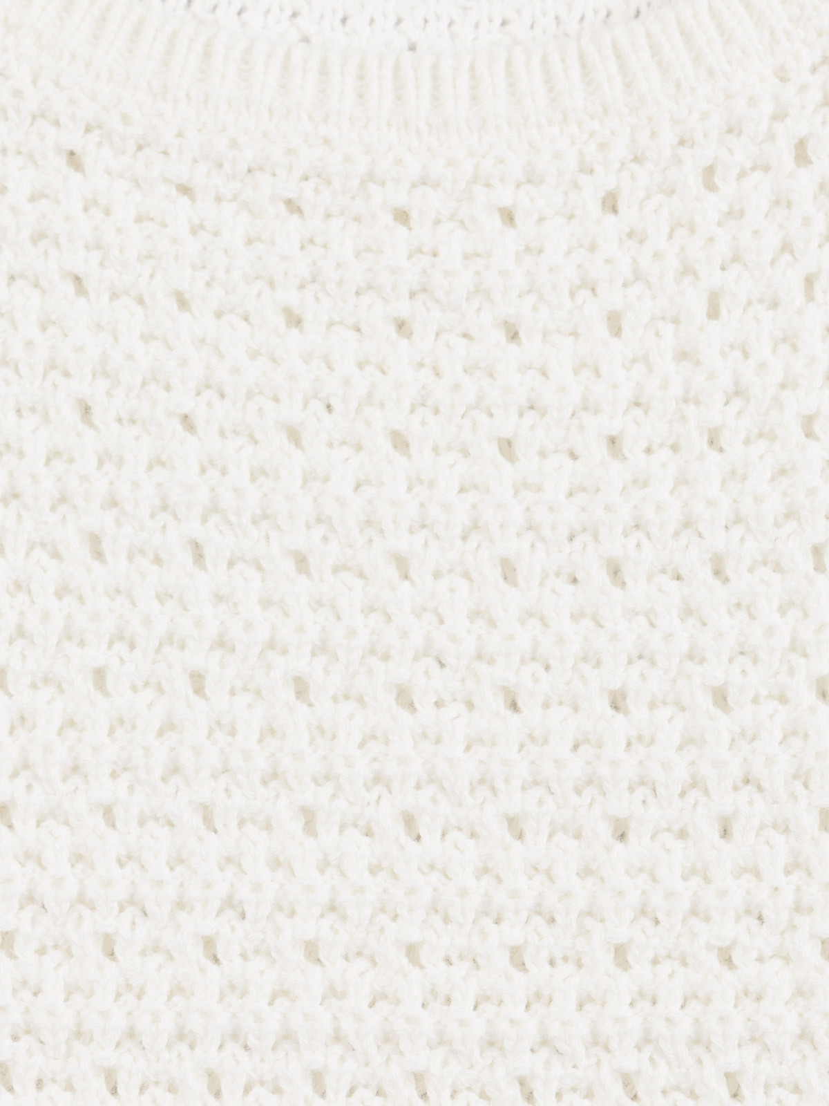 Débardeur crochet écru fille (3-12A)