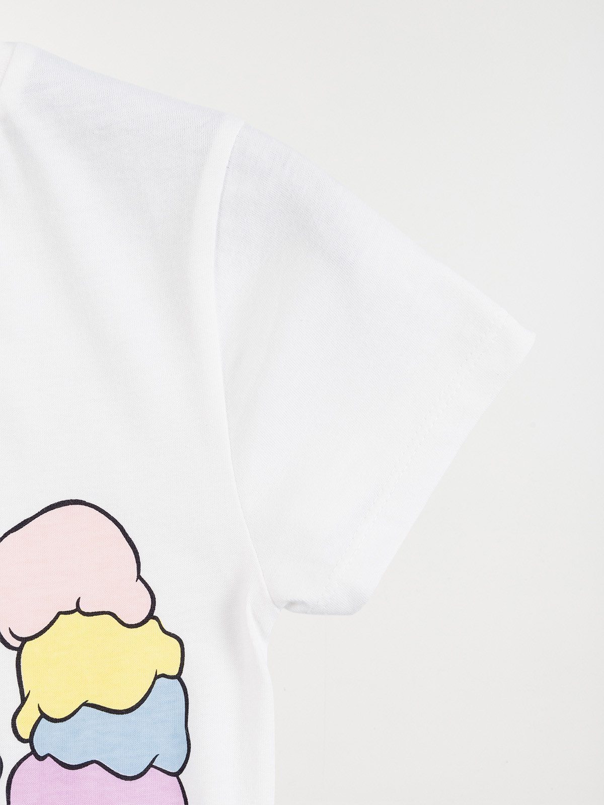 Tee-shirt blanc Stitch fille (3-12A)