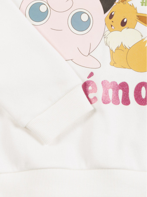 Sweat écru Pokémon fille...