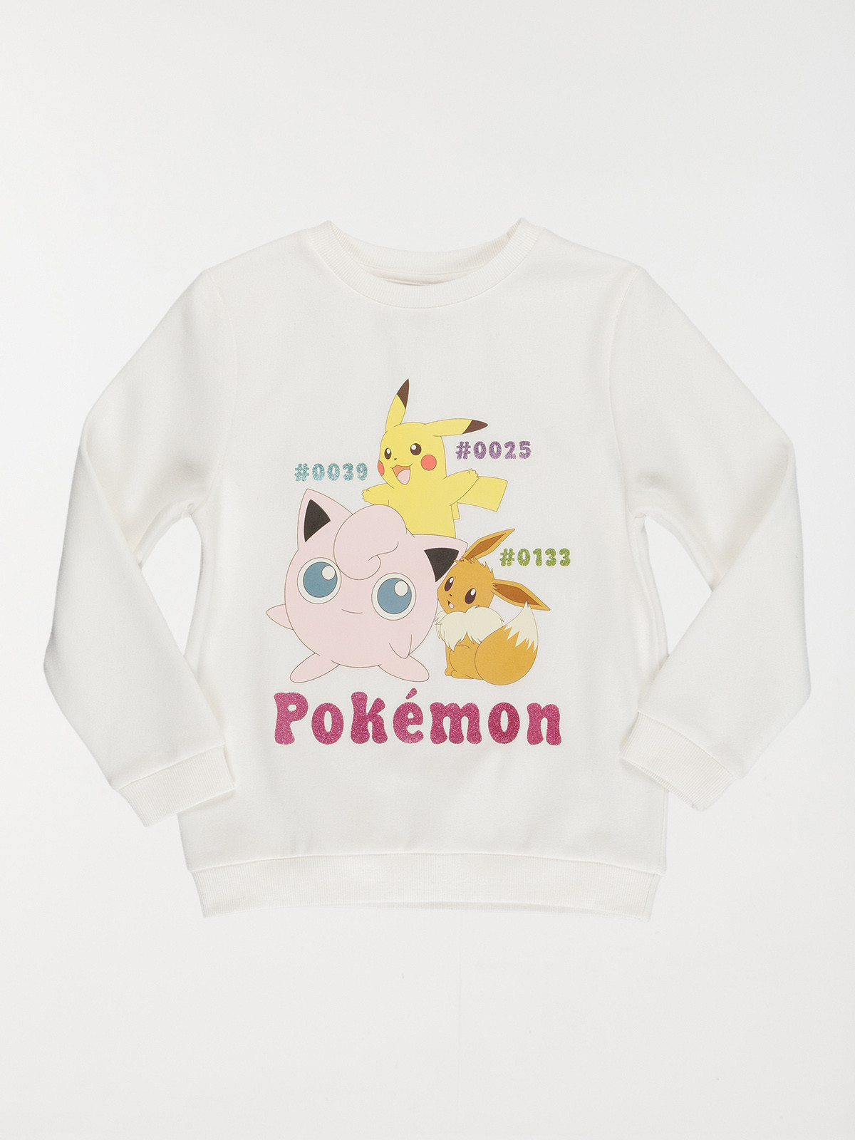 Sweat écru Pokémon fille (3-12A)