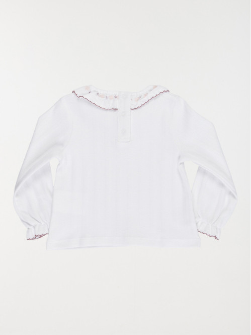 T-shirt col fantaisie fille...