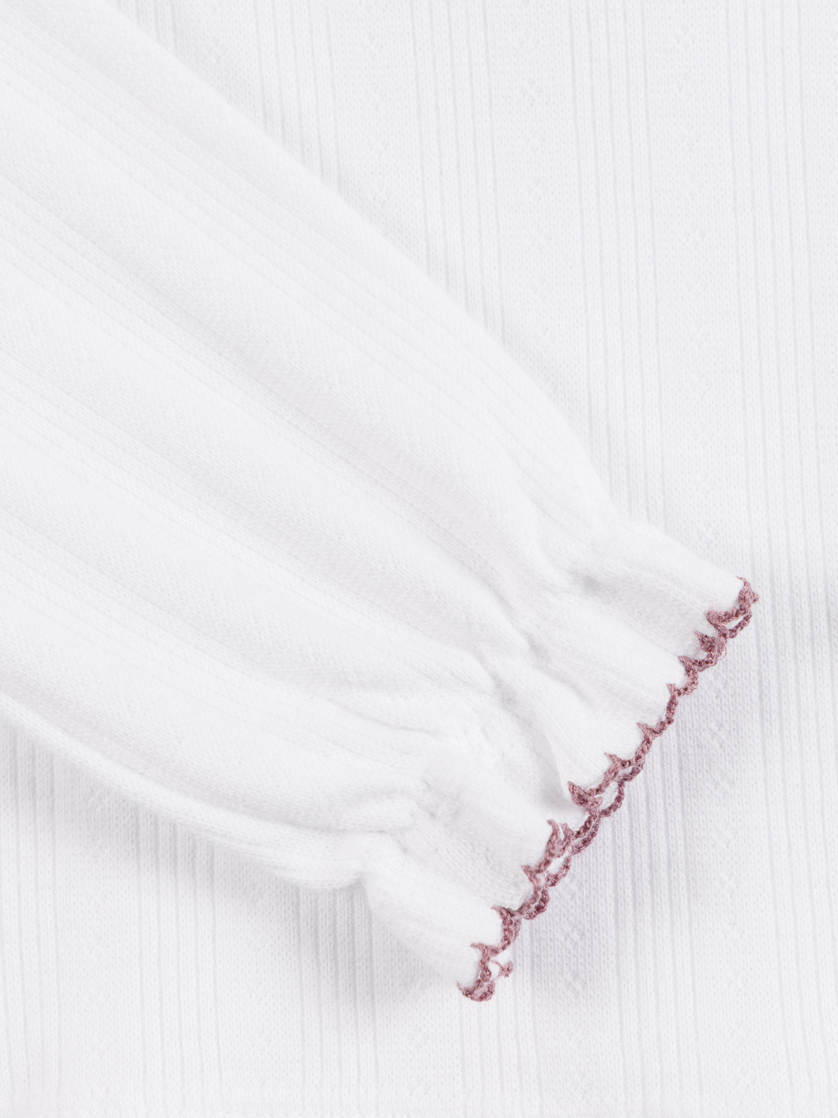 T-shirt col fantaisie fille (3-36M) T-shirt col fantaisie fille (3-36M)