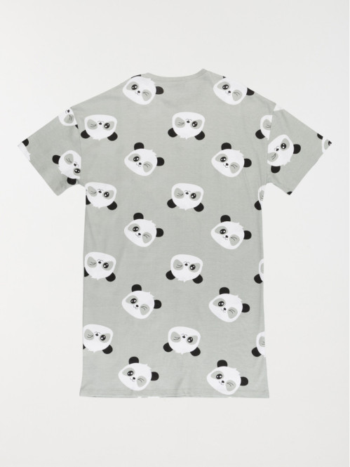 Chemise de nuit panda fille...