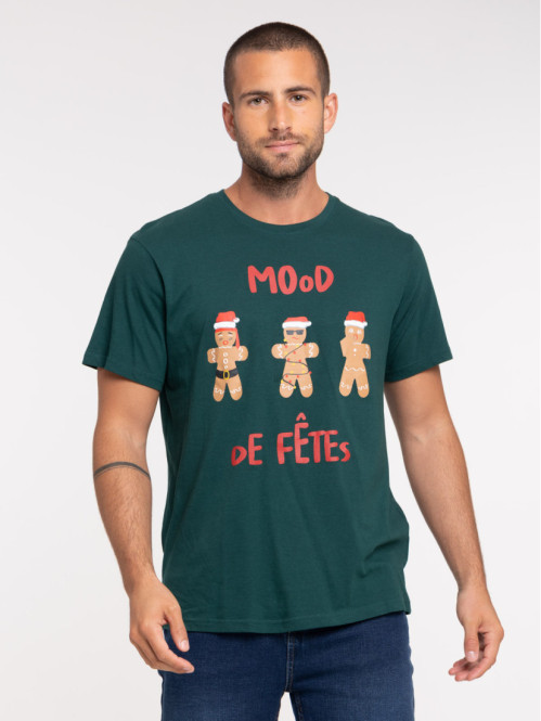 Tee-shirt vert anglais de...