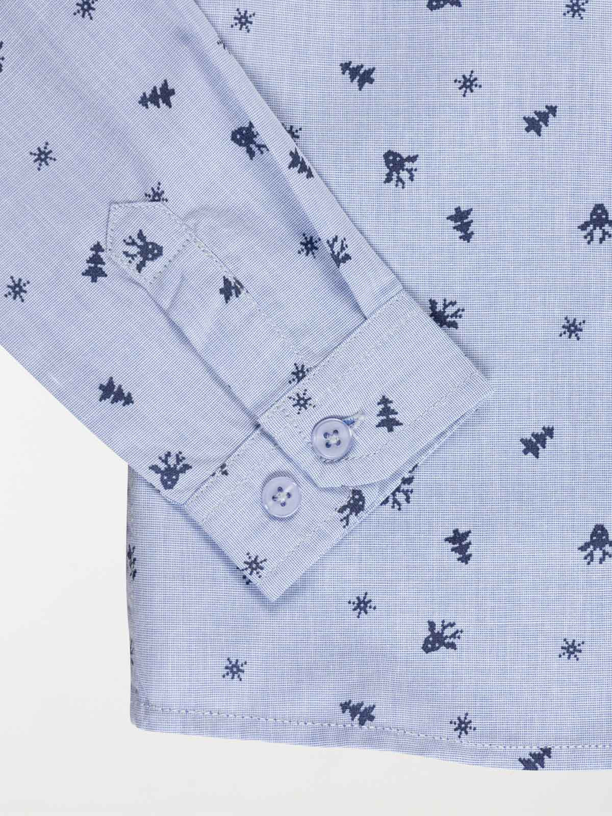 Chemise de Noël imprimée garçon (6-36M)