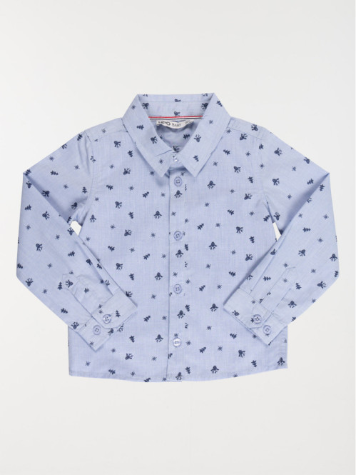 Chemise de Noël imprimée garçon (6-36M)
