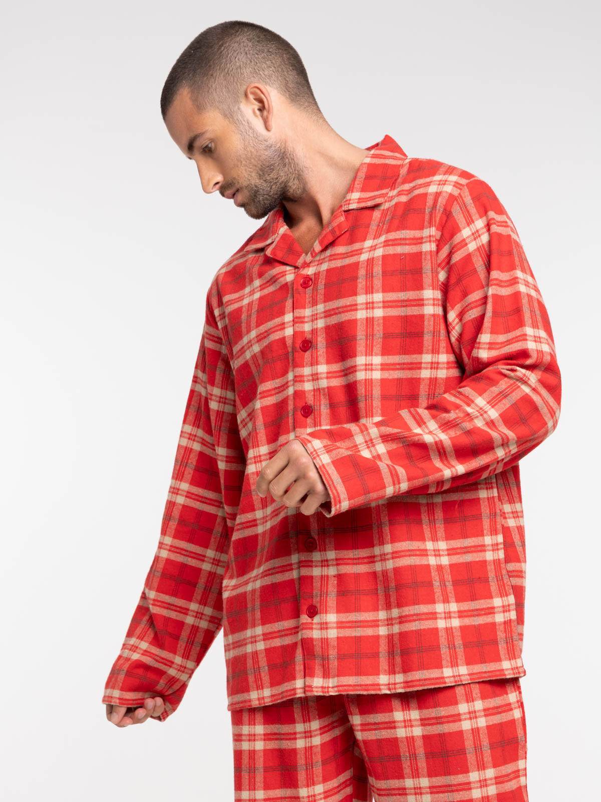 Pyjama Noël à motif tartan homme Pyjama Noël à motif tartan homme