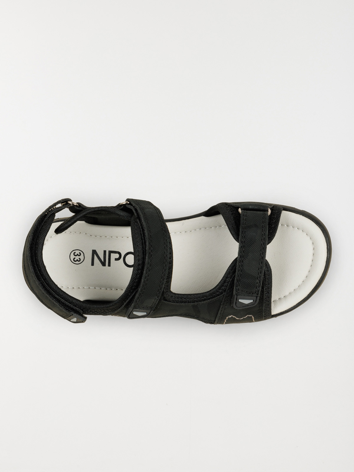 Sandales scratchs noir garçon (33-39) Sandales scratchs noir garçon (33-39)