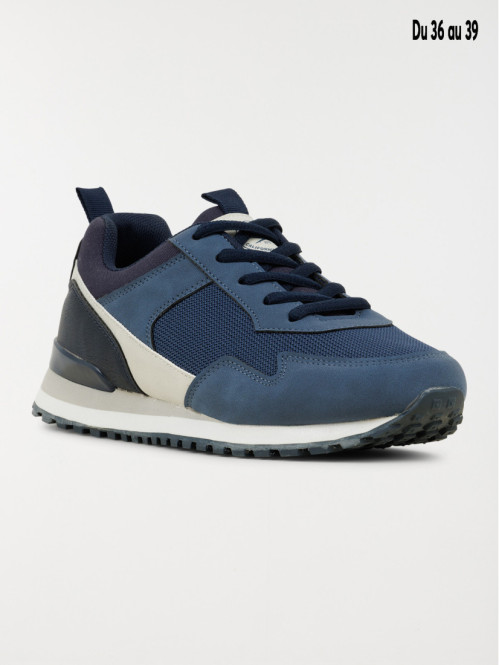 Baskets basses garçon navy...