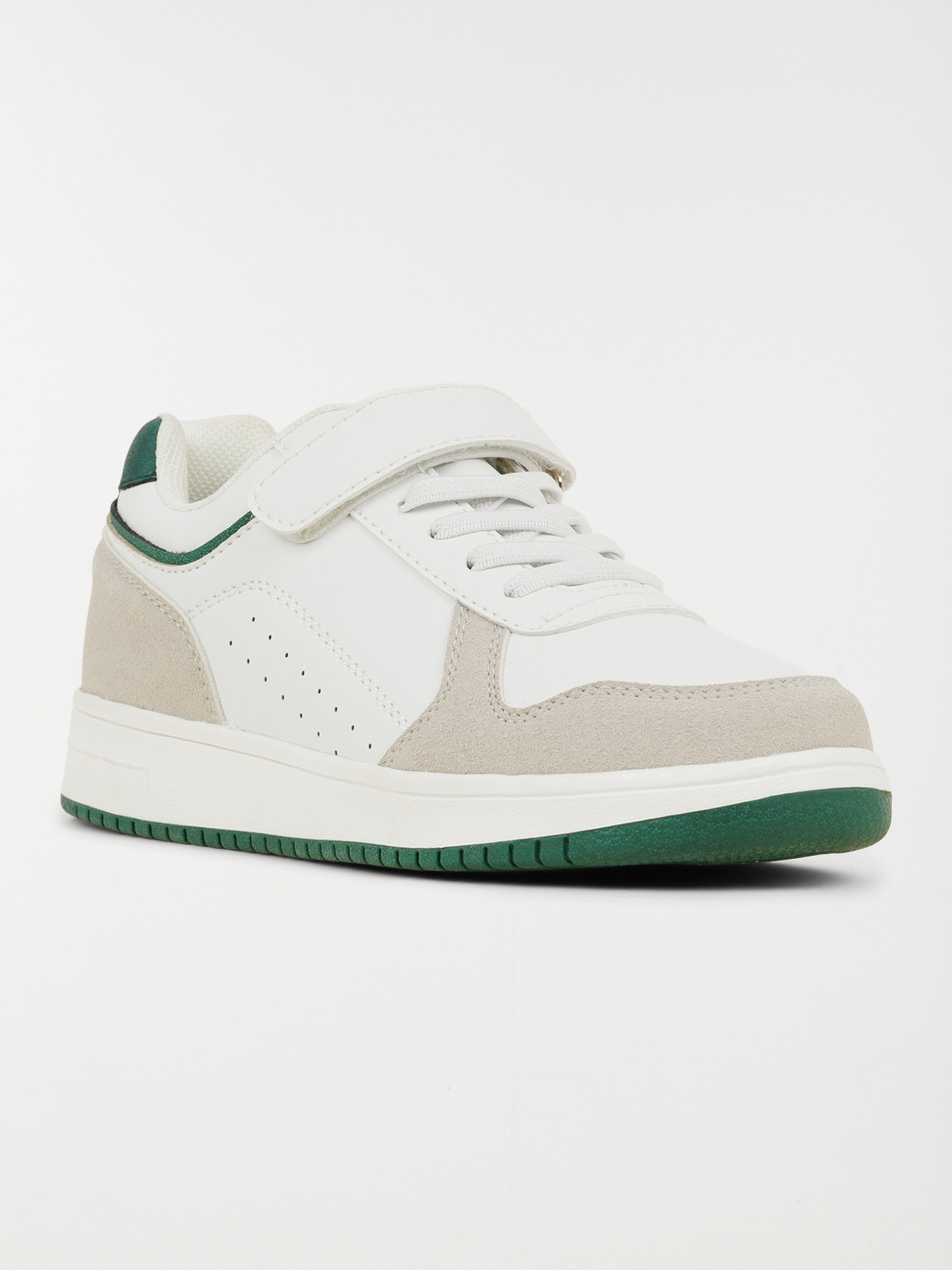 Baskets basses garçon blanc (31-39)