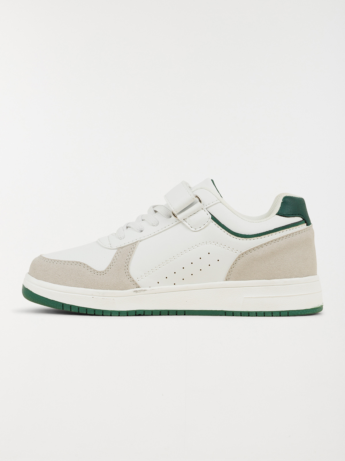 Baskets basses garçon blanc (31-39)