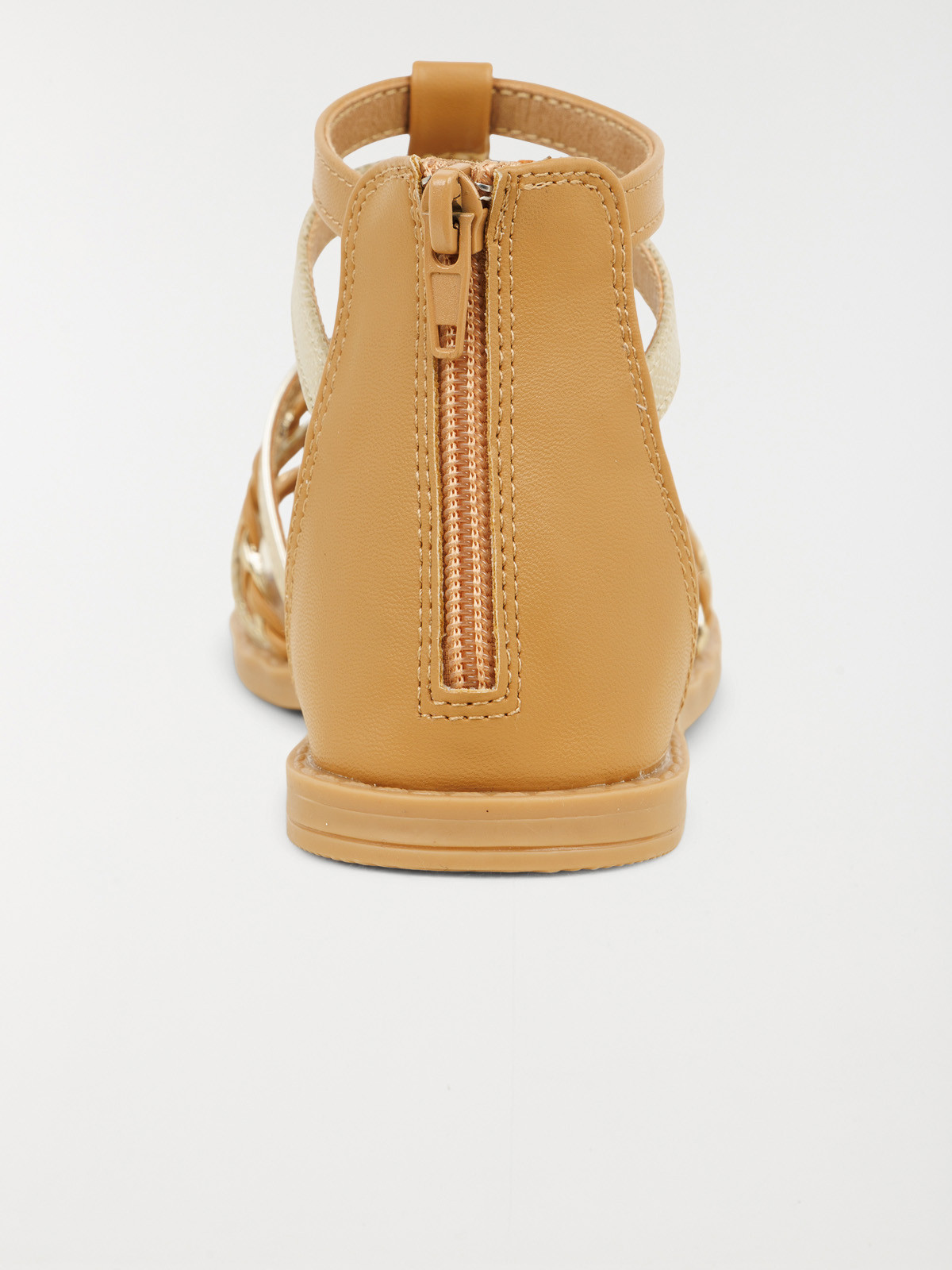 Sandales montantes camel fille (31-36) Sandales montantes camel fille (31-36)