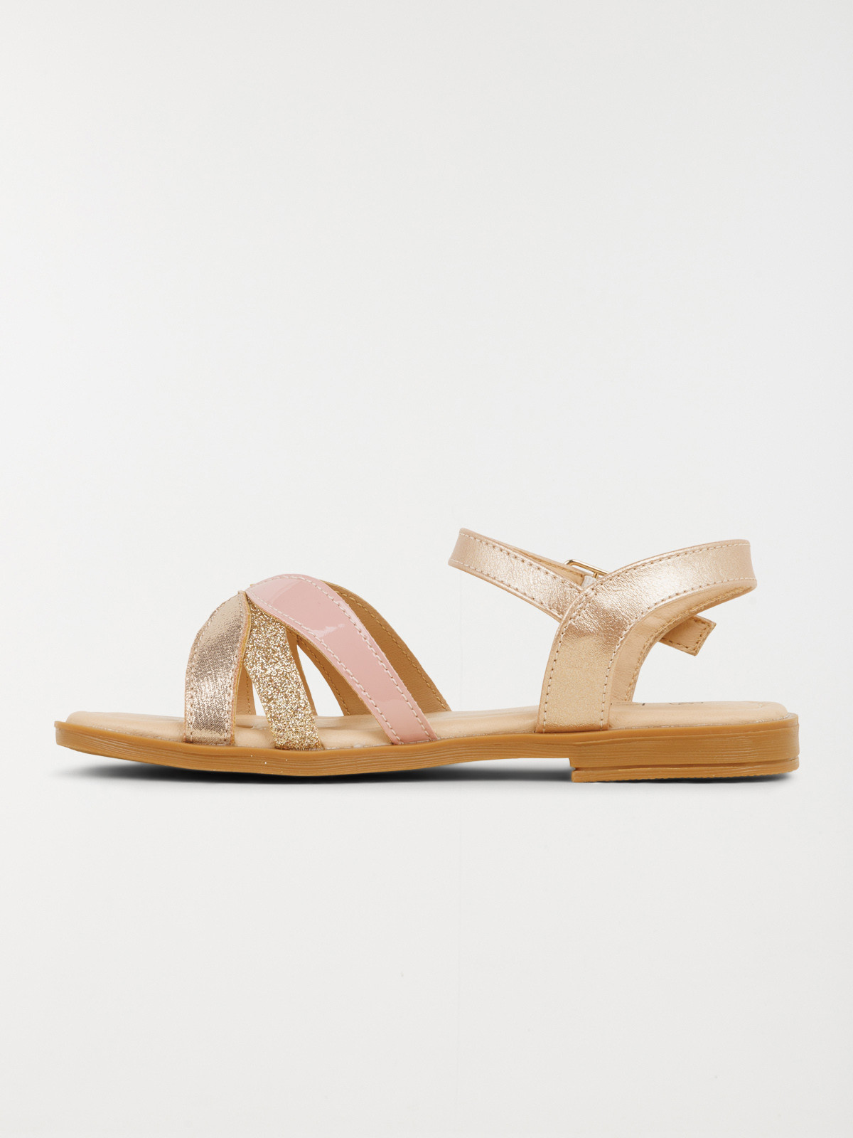 Sandales coloris rose fille (31-36) Sandales coloris rose fille (31-36)