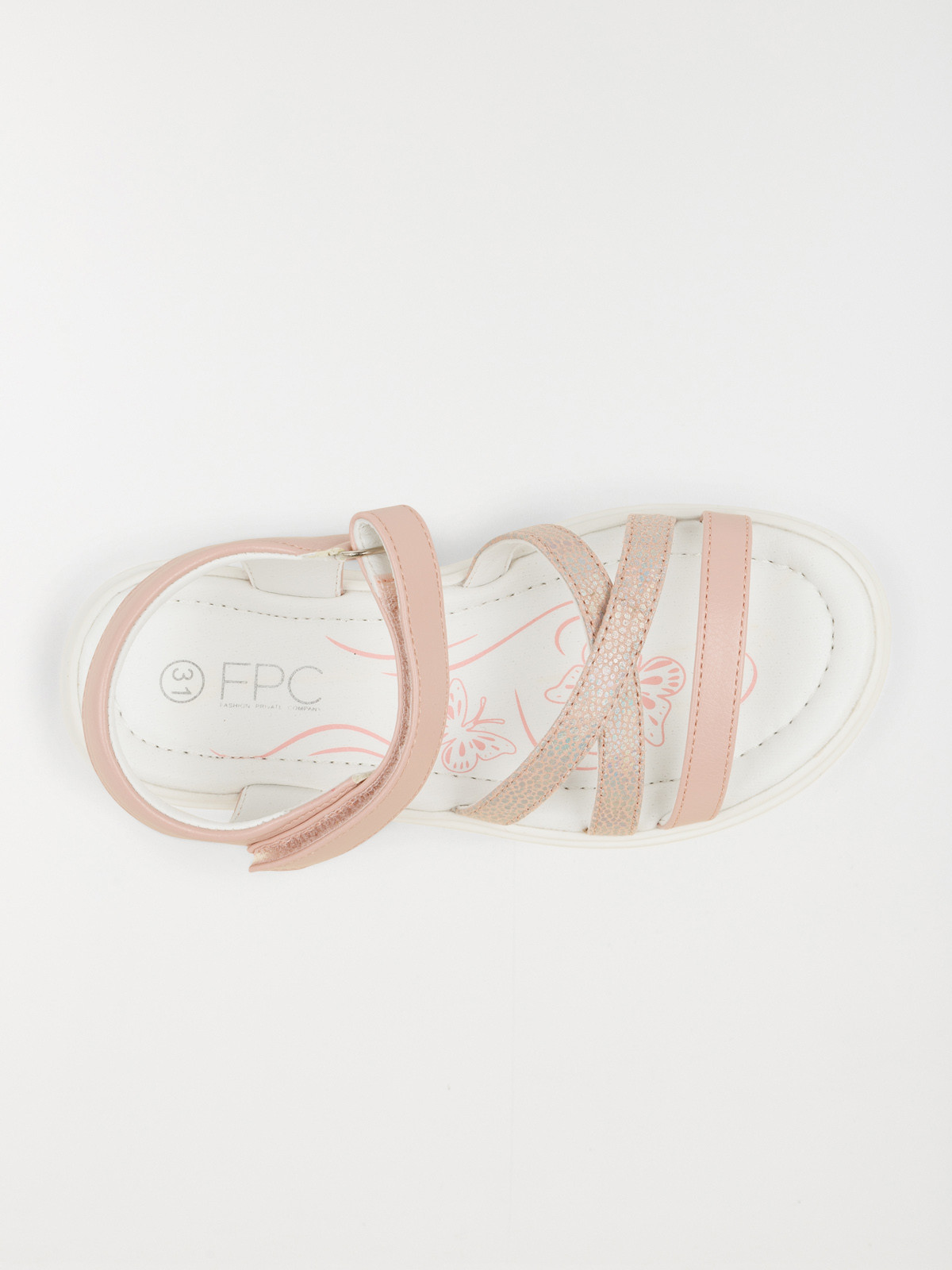 Sandales coloris rose fille (31-36)