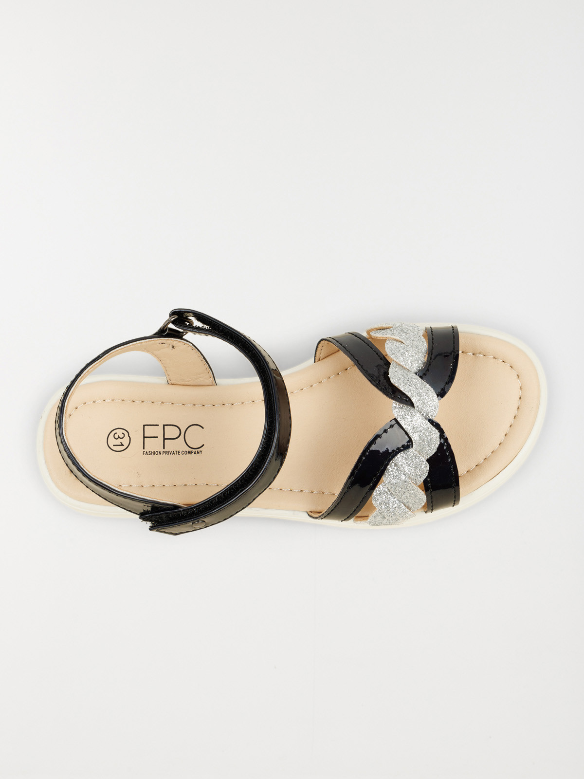 Sandales noires fille (31-36) Sandales noires fille (31-36)