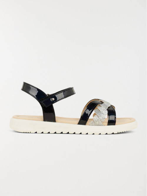 Sandales noires fille (31-36)