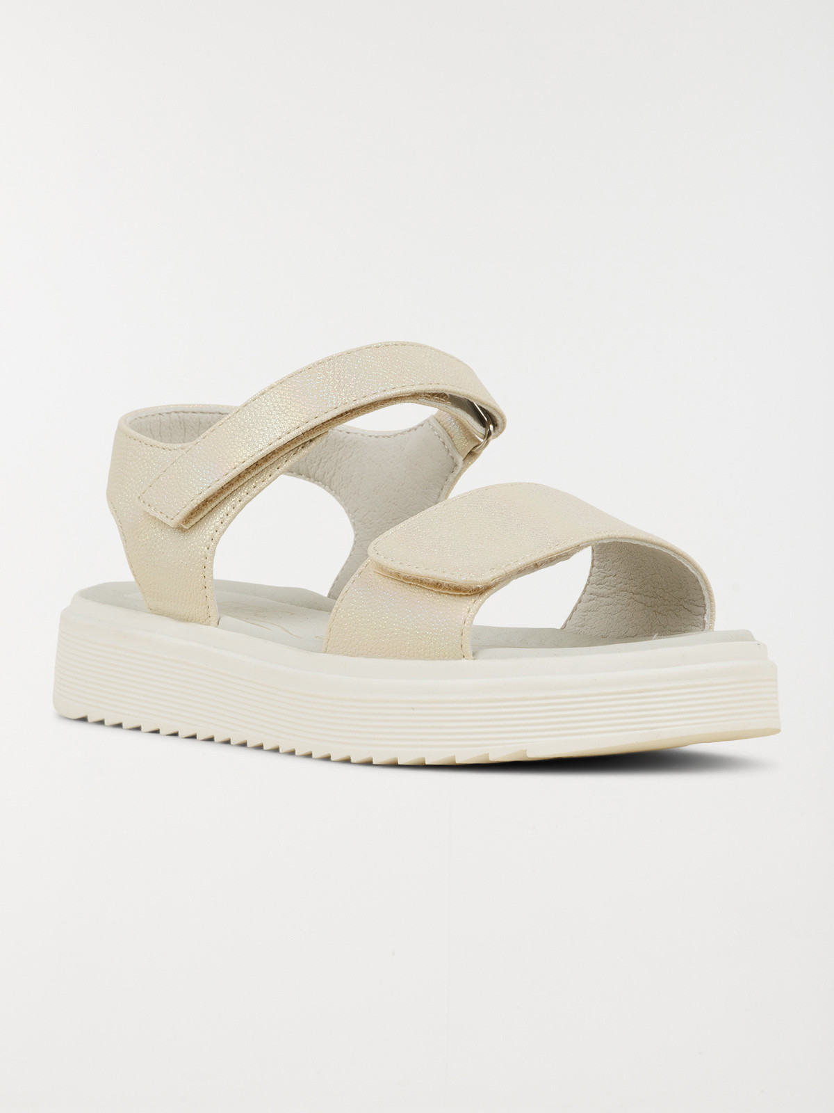 Sandale dorée plateforme fille (31-36)