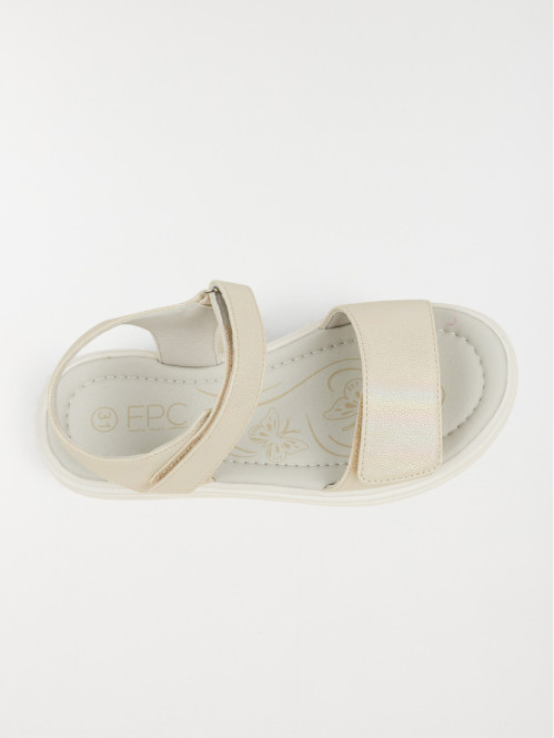 Sandale dorée plateforme...