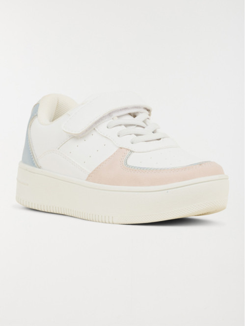 Basket blanche plateforme...