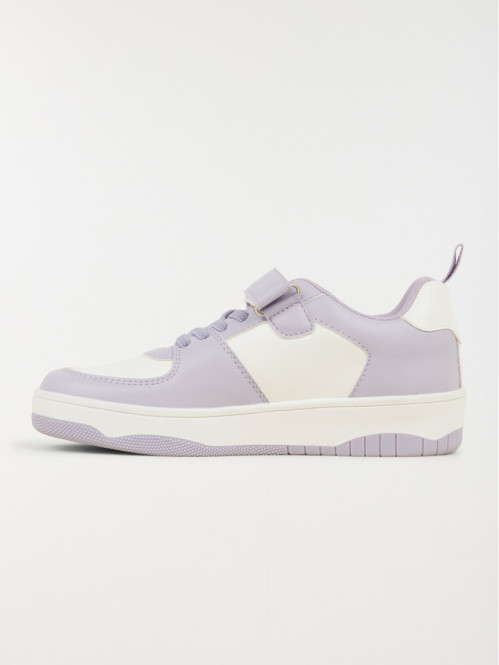 Basket fleur brodée fille (31-36)