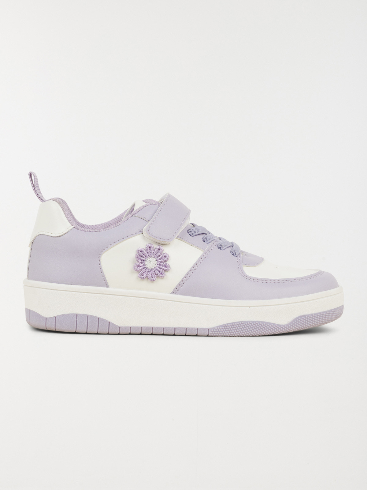 Basket fleur brodée fille (31-36)