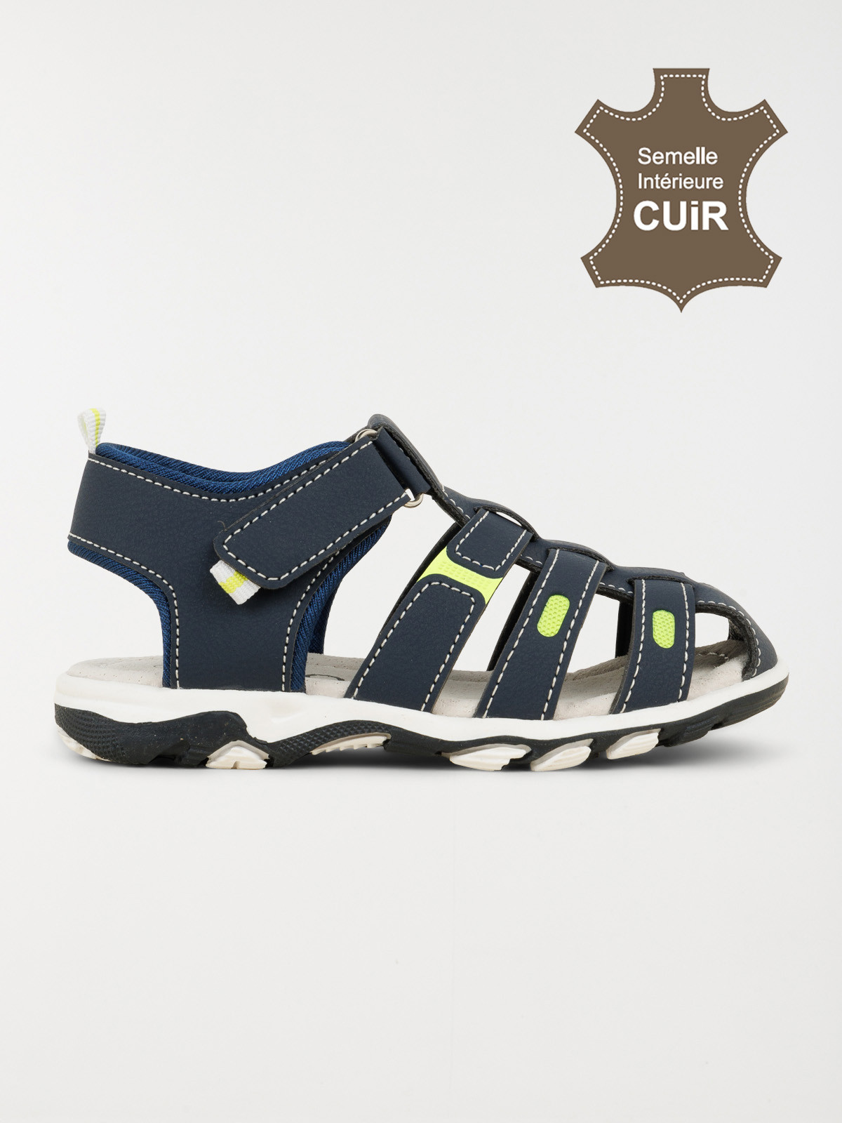 Sandale coloris navy garçon (24-30)