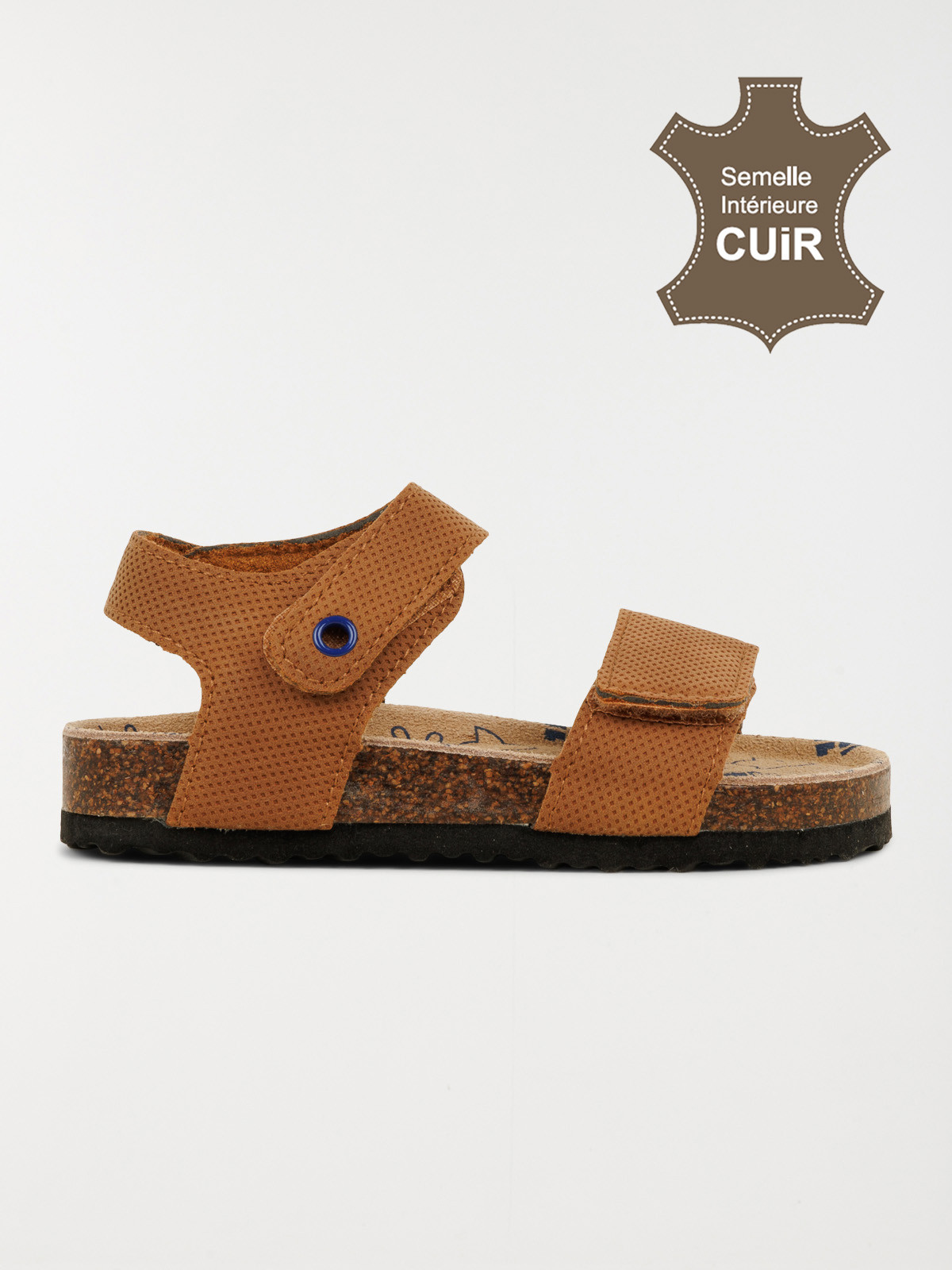 Sandales coloris camel garçon (24-30)
