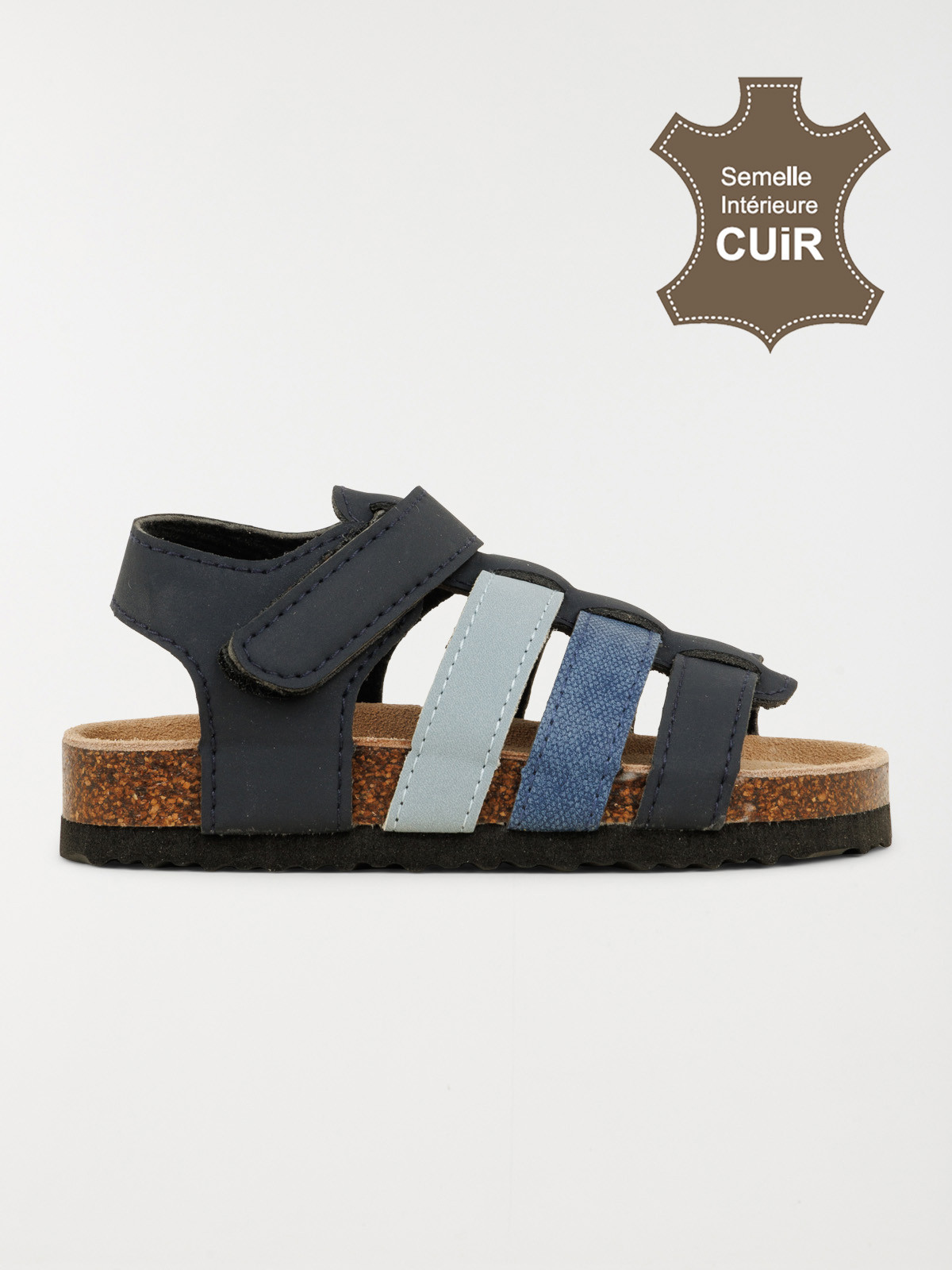 Sandale tricolore garçon (24-30)
