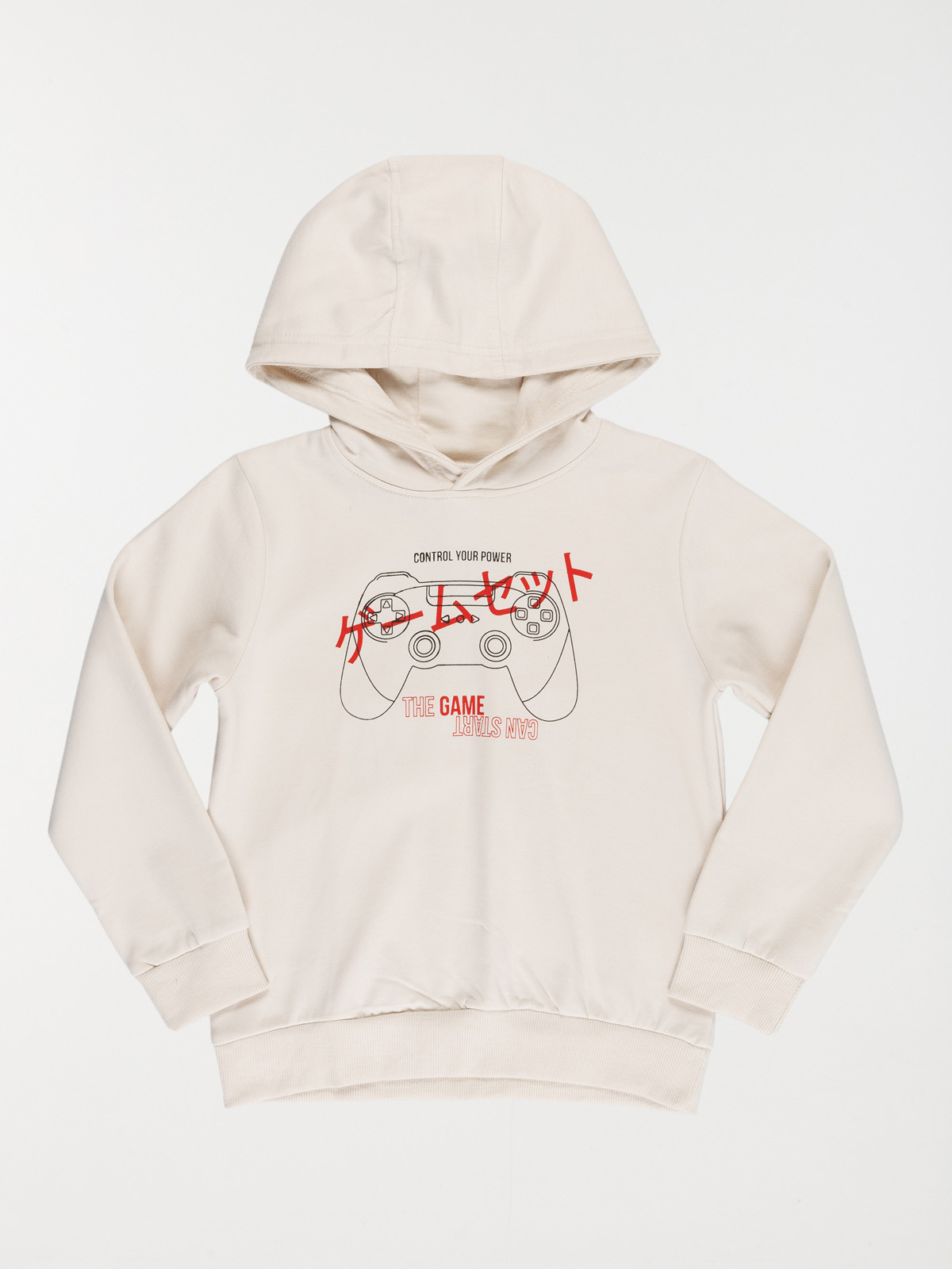 Sweat imprimé à capuche garçon (3-12A)
