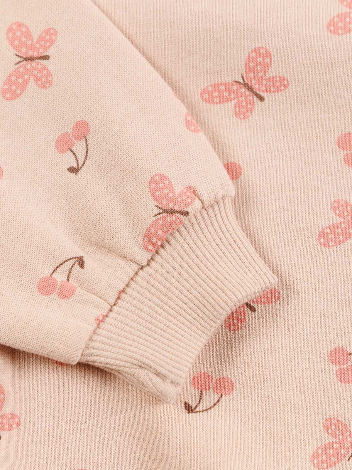 Sweat papillons et cerises fille (3-36M) Sweat papillons et cerises fille (3-36M)