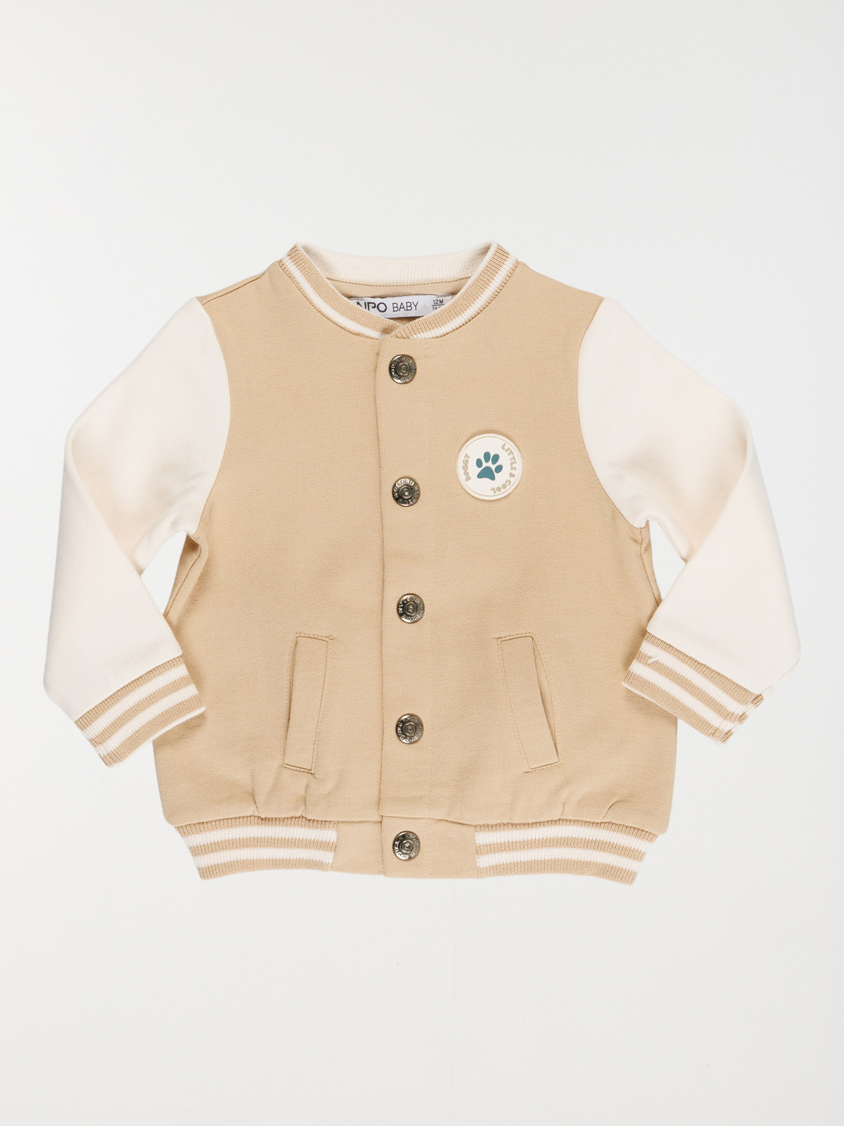Sweat teddy bicolore garçon (3-36M)