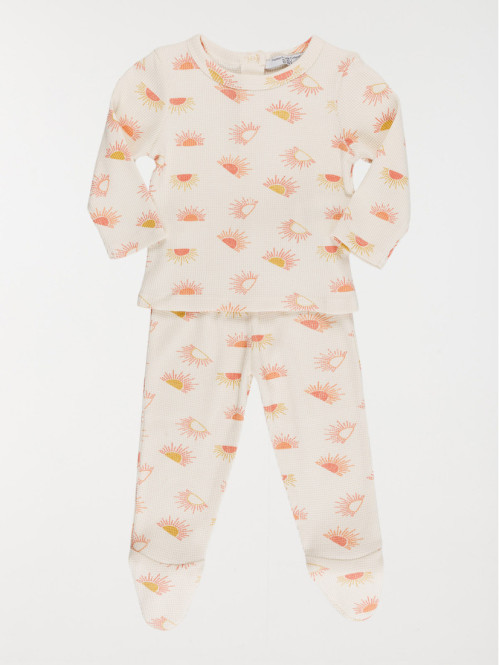Pyjama imprimé fille (6-36M)