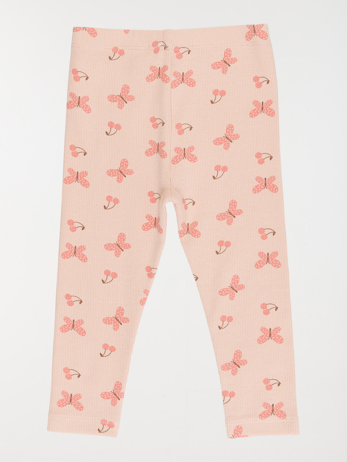 Legging côtelé papillon fille (3-36M)